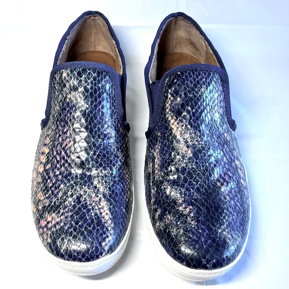 Nurse Mate ADELA Pillow Top Comfort Shoes SZ8 Slip Resistant Snake Print Slipons - Picture 1 of 14
